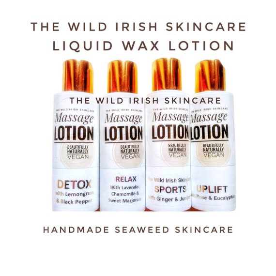 MASSAGE LOTION Vegan. Sports/Relax/Detox/Reflexology. Organic/Natural. Preservative Free