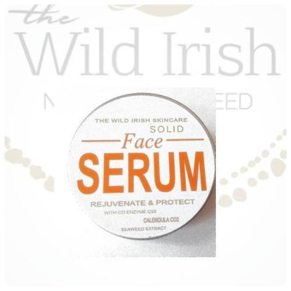 FACE, Lip Serum. Travel friendly. Solid with Anti Ageing Ingredients. CoEnzyme Q10, Frankinscence, Rosemary, Rosehip, Calendula C02 ext.