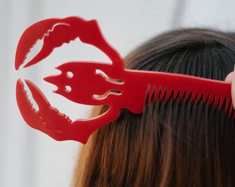 Novelty Lobster Hair Comb Tea Party at the Zoo