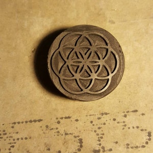 Graphite Stamp: Seed of Life
