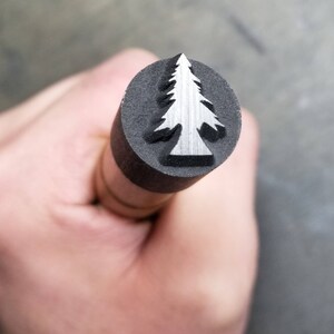3/4&quot; Graphite Tree Stamp