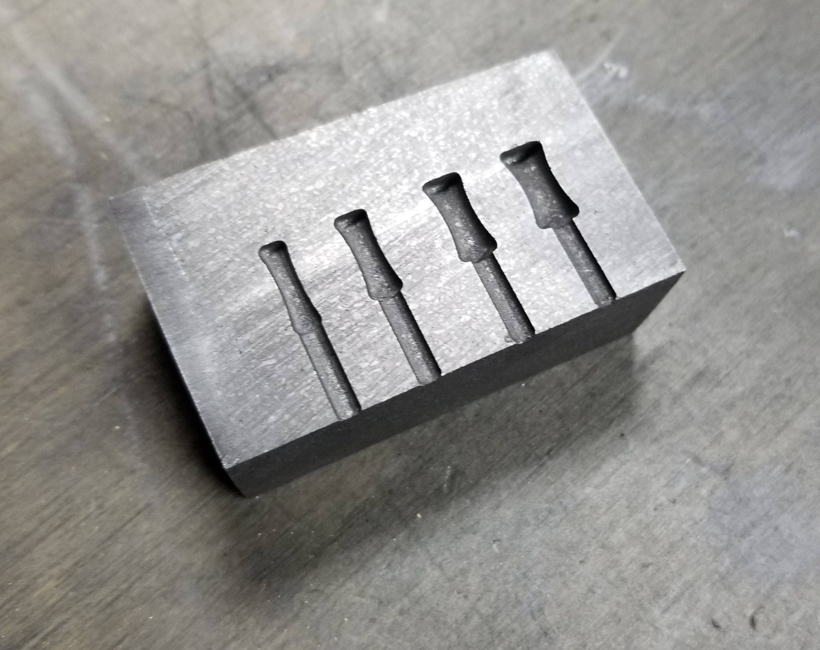 Graphite Mold Gauge Mold V2 4mm7mm Etsy