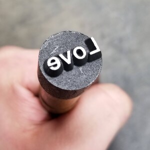 3/4&quot; Graphite Love Stamp