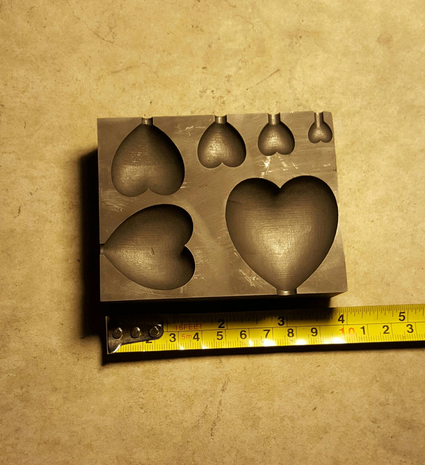Heart Graphite Top Mold