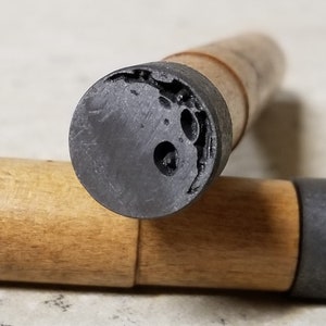 3/4&quot; Graphite Moon Stamp