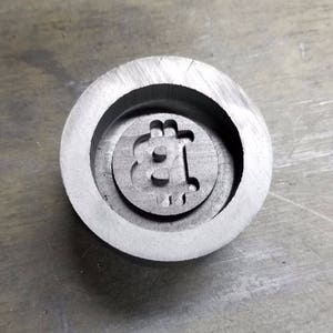 Graphite Mold: Bitcoin - 40mm