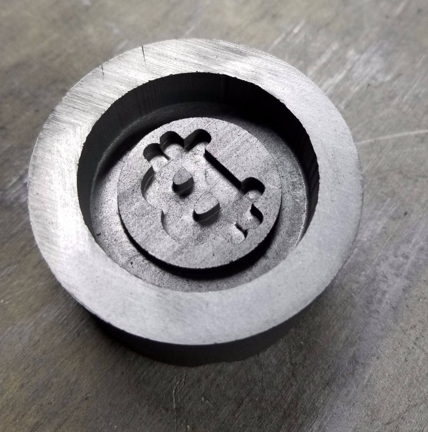 Graphite Mold: Bitcoin - 40mm - Etsy Canada