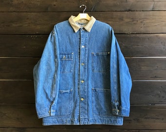 Vintage 90s Polo Ralph Lauren Denim Coat