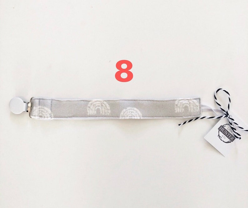 Organic cotton knit pacifier clips organic soother clip Etsy