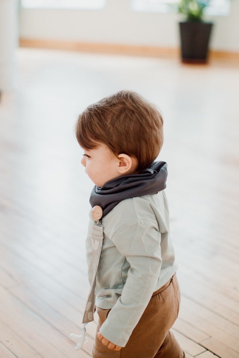 ORGANIC Cotton Knit Pacifier Clips Multi Color Etsy