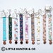 Pacifier clip - multi color, girls - soother clip - 2 clips deal (see below) 