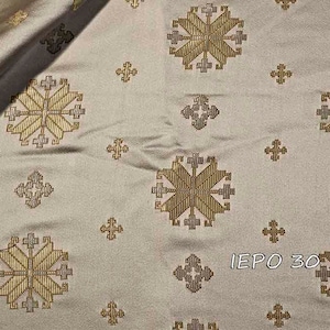 Handcrafted Excellence: Brocade Fabric Embroidered Textile for DIY Masterpieces / IERO 30