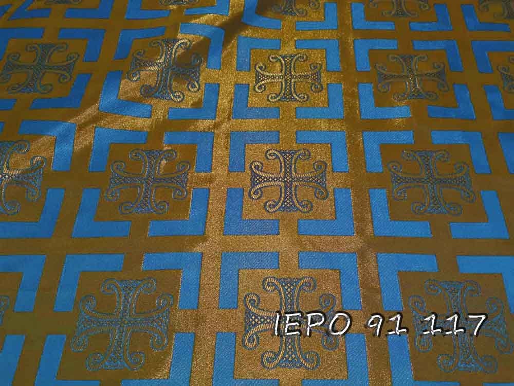 Church Liturgical Vestment Cross Pattern Jacquard Brocade Fabric - Etsy