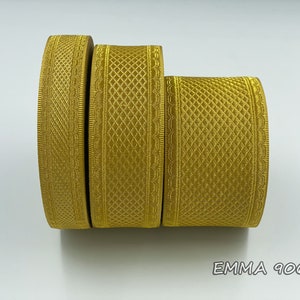 Religious Gold Jacquard Metallic trim 2,5 cm- 4 and 6 cm wide
