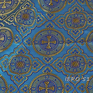 Metallic Brocade Fabric Enchantment: Sustainable and Customizable Textile for Artisan Art / IERO 51.2
