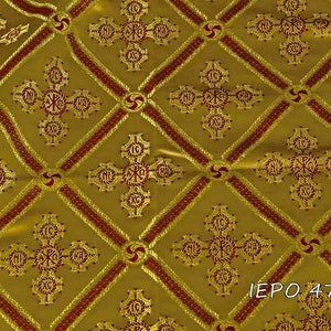 Patterned rayon fabric for DIY enthusiasts seeking sustainable and stylish options.
