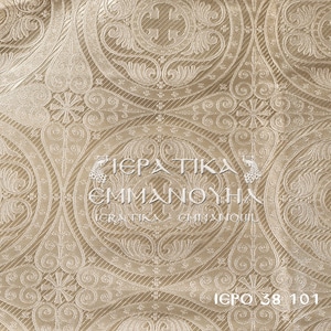 Liturgical vestments brocade fabric metallic IERO 38