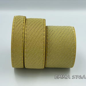 Religious Gold Metallic Jacquard trim 2,5 cm and 4 cm wide