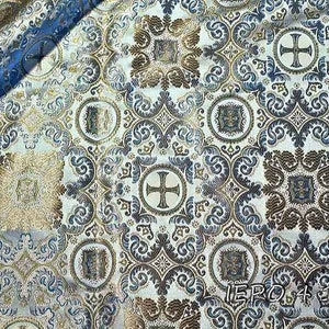 Sustainable Textile Art: Handcrafted Jacquard Metallic Brocade for DIY Projects / IERO 4