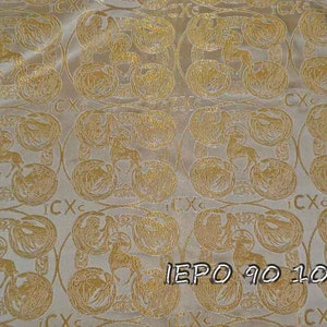 Sustainable and Artisan-Crafted Embroidered Metallic Brocade Jacquard Fabric: Make a Lasting Impression / IERO 90.1