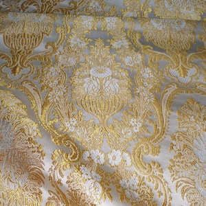 Church Liturgical Vestment Brocade Gold 155cm wide, IERO 7