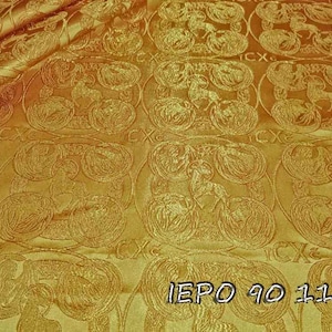 Sustainable and Artisan-Crafted Embroidered Metallic Brocade Jacquard Fabric: Make a Lasting Impression / IERO 90.2