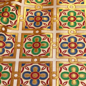 Liturgical Vestments 3D Metallic Brocade Fabric, 158cm wide