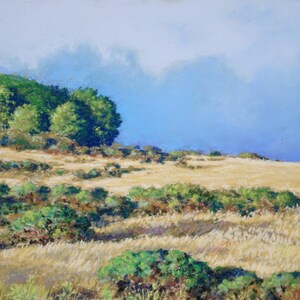 The Passing Show. Giclee Print. Based on my Original Landscape Painting.