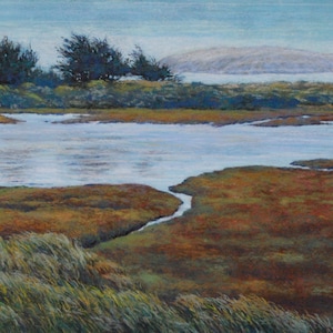 Inlet at Doran Beach. Giclee Print. Based on my Original Landscape Painting.