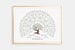 Family Tree Art, Personalized Christmas Gift, Family Tree Chart, Custom Grandfather Gift, Ancestry Research, Paper 1st Wedding Anniversary