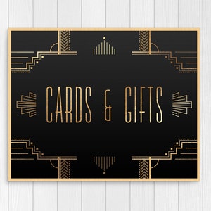 Cards and gifts sign printable cards and gifts wedding sign | Etsy