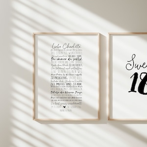 Kunstdruck/Poster - Dein 18. Geburtstag