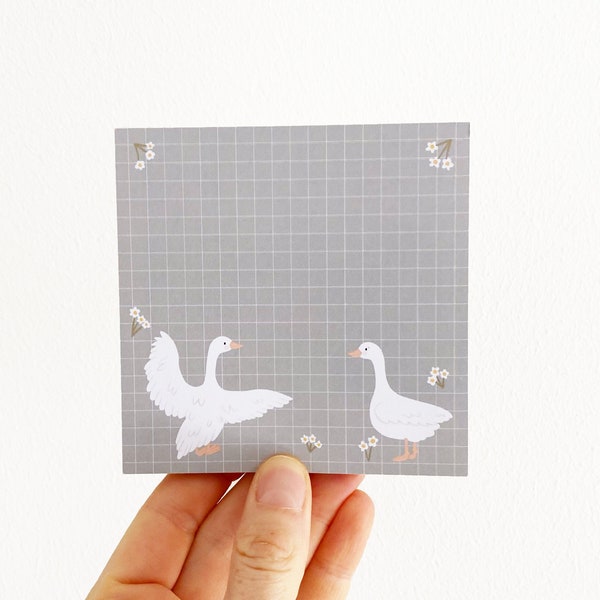 Notepad / memopad - geese