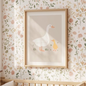 Poster/Art Print - Goose + Baby