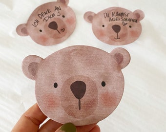 Sticky notes / notepad / sticky notes - little bear