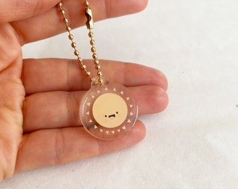 Cute mini pendant/keyring/lucky charm - Little Sun