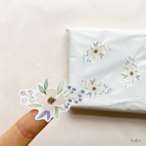 Etiquetas / Adesivos - Florzinha