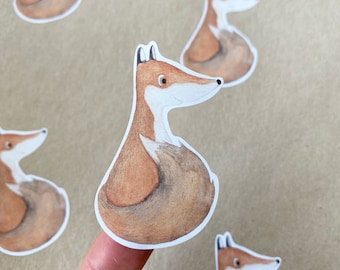 Labels / Stickers - Fuchs Watercolor