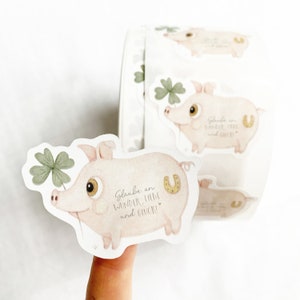 Labels / Stickers - Lucky Pig