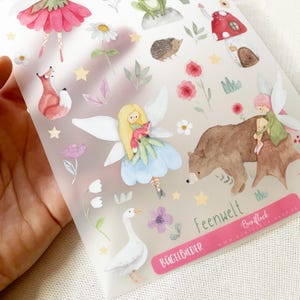 Bügelbilder Feenwelt -  Cold Peel / Iron on/ Applikationen