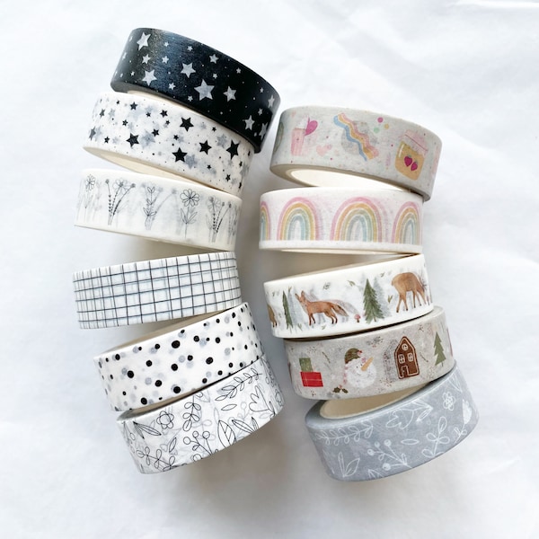 Washi Tape / Adhesive Tape - diversi motivi selezionabili