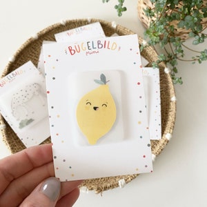 Mini iron-on transfers - Lemon