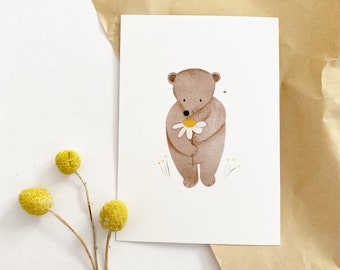 Carte/Carte postale/Carte de vœux - Little Bear