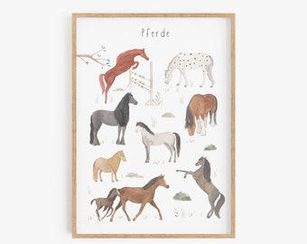 Poster/Art Print - Horses