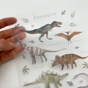 Sticker sheet/sticker sheet/washi paper/vinyl - dinosaurs