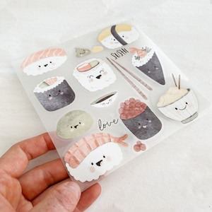 Mini Iron-On Transfers - Sushi