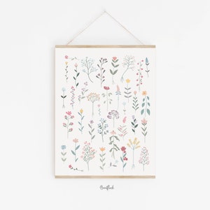 Affiche/tirage d&#39;art - mer de fleurs/fleurs/fleurs