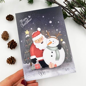Carte/carte postale/carte de voeux/ - Père Noël