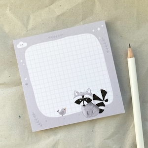 Notatnik / Memopad - Szop pracz