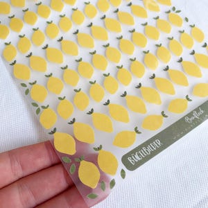 Transferencias termoadhesivas de limones pequeños - Hot Peel / Planchado / Aplicaciones / Estampados